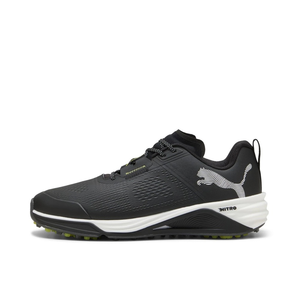 Mens Sz 10‎ Puma Shadowcat Nitro 2.0 Waterproof Spikeless Golf Shoes Black/White